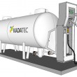 Compact LPG filling station