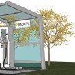 Compact LPG filling station