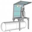Compact LPG filling station