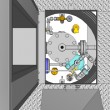 Compact LPG filling station