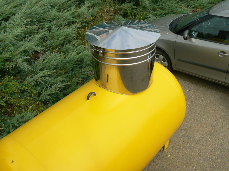LPG storage tanks