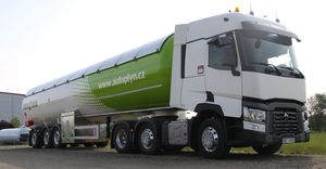 LPG Tankwagen und Auflieger