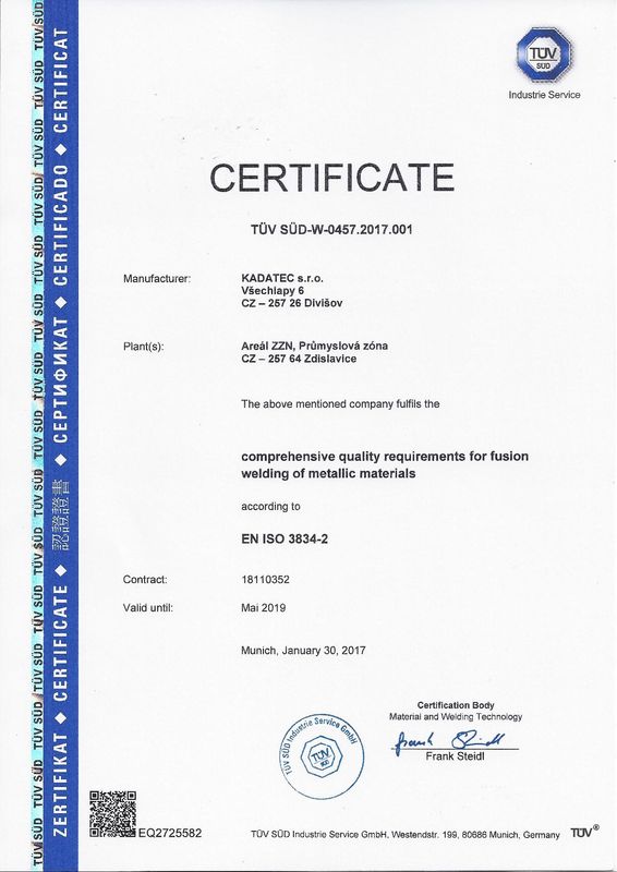  EN ISO 3834-2_AD2000 Merkblatt HP0